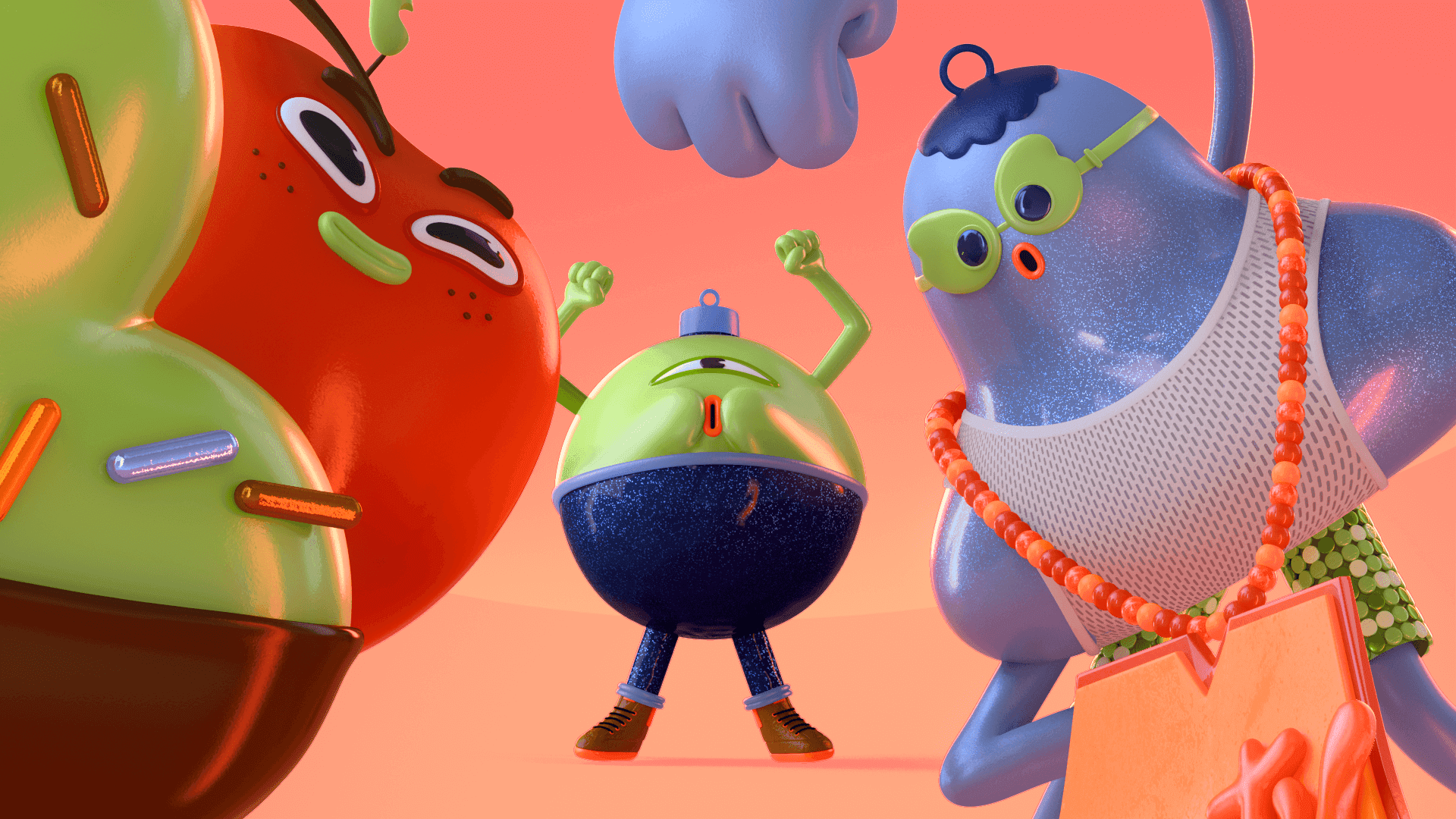 Back to the roots! After several years, we had, once again the chance to work with our MTV family. This time we baked a super-yummy ident celebrating Christmas 2021 throughout the world.